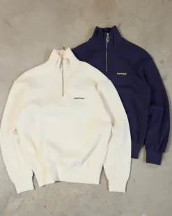 Quarter Zip Origins Blanco Crema