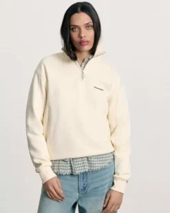 Quarter Zip Origins Blanco Crema