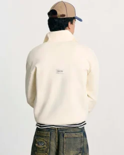 Quarter Zip Origins Blanco Crema