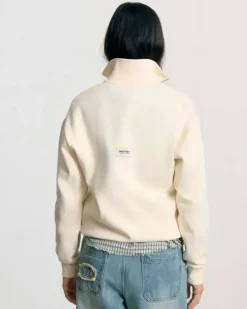 Quarter Zip Origins Blanco Crema