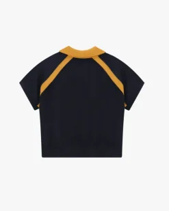 R10 Knit Polo Navy