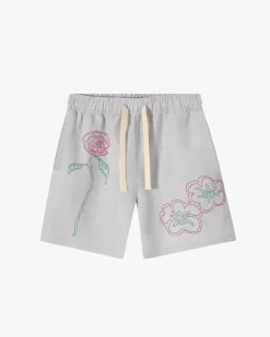 Rose Linen Shorts