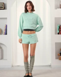 Short Lacy Verde Menta