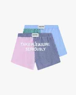 Sleek Stripes Boxers Pwk/Tps 2Xpack