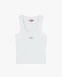 Sophisticated Pleasure Tank Top White