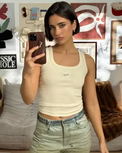Sophisticated Pleasure Tank Top Marshmallow