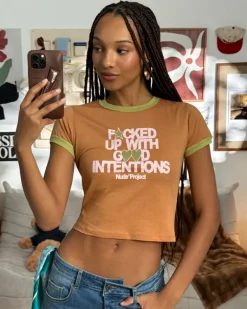 Still Fucked Up* Top Brown