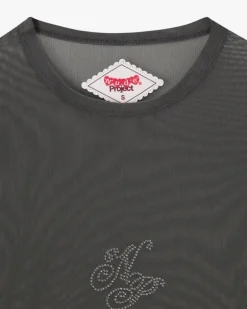 Strass Top Ash