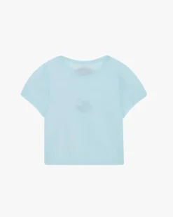 Strass Top Blue