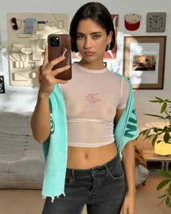 Strass Top Pink