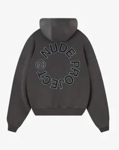 Sudadera Boxy Kory Gris Oscuro
