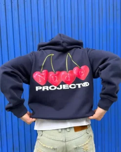 Sudadera Cherry Azul Marino
