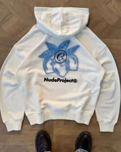 Sudadera Cherry Bomb Blanco Crema