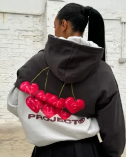 Sudadera Cherry Gris Oscuro