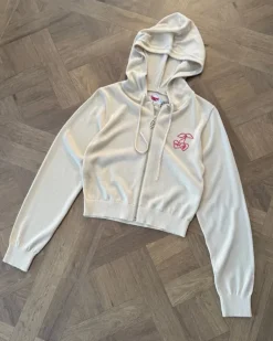 Sudadera Con Capucha Papaya Blanco Crema