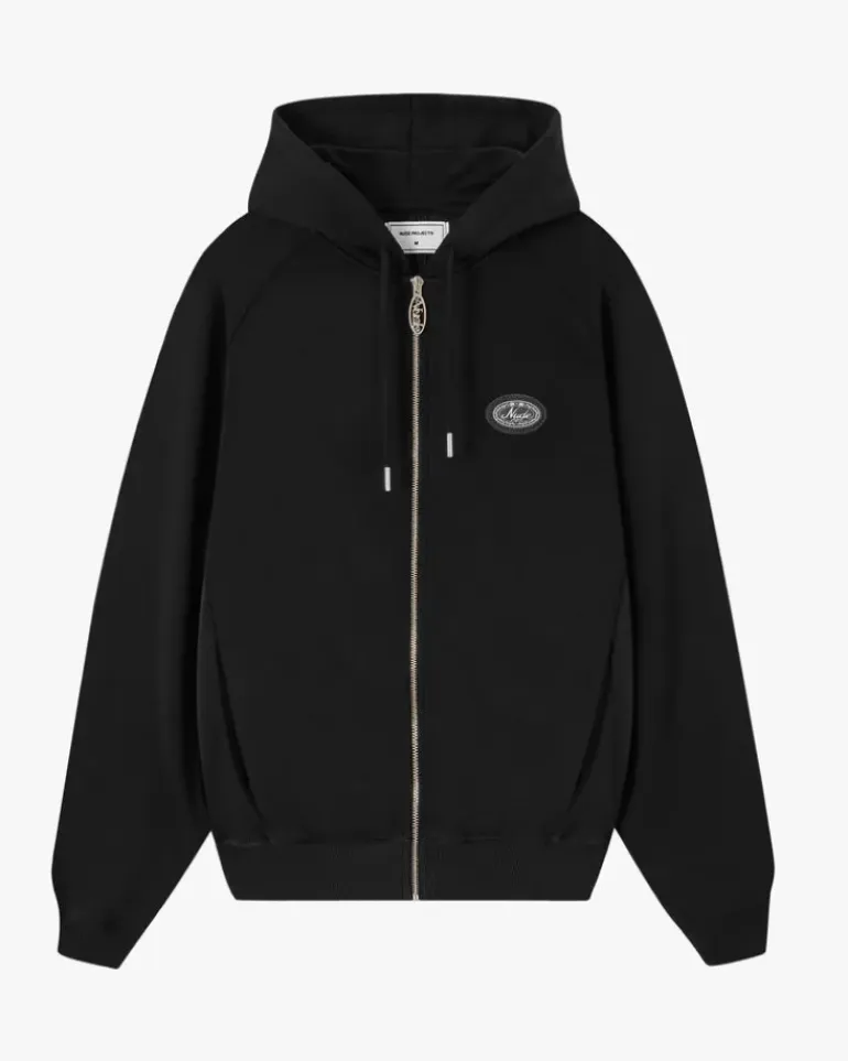 Sudadera Con Cremallera Essentials Negra