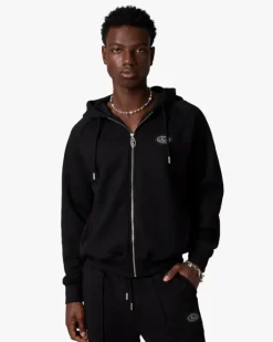 Sudadera Con Cremallera Essentials Negra