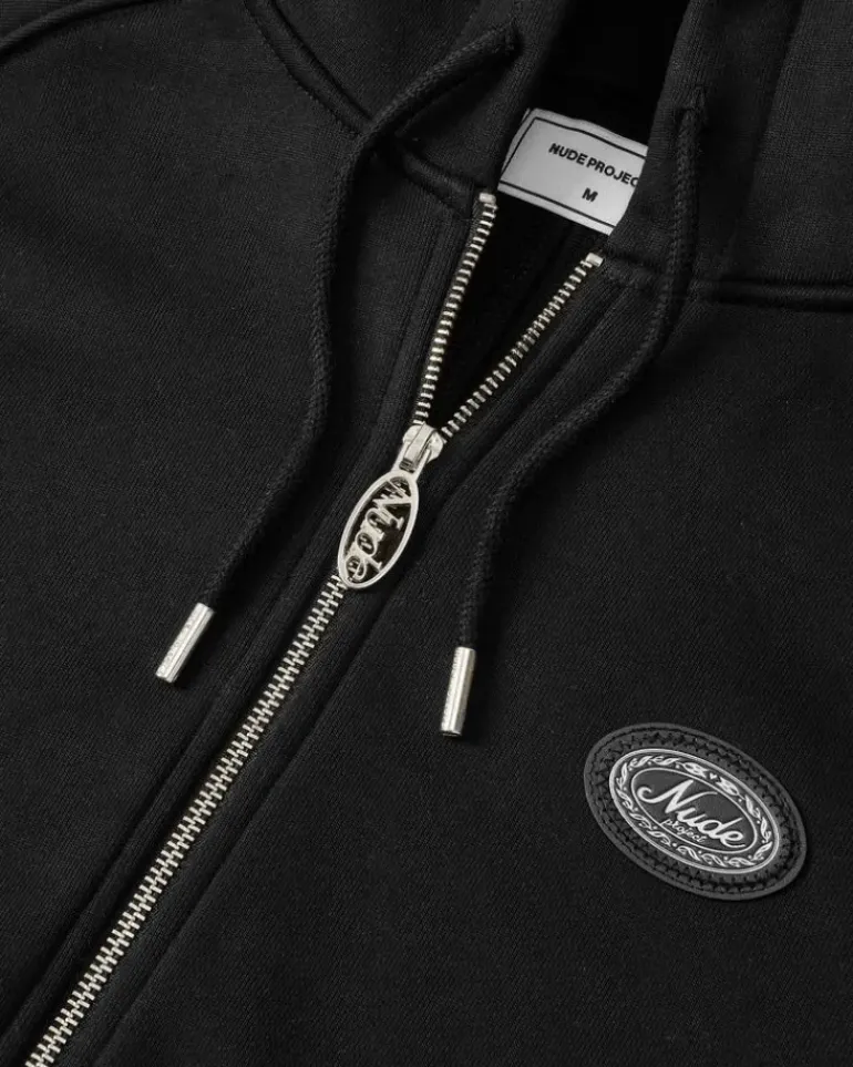 Sudadera Con Cremallera Essentials Negra
