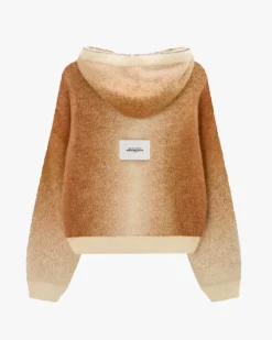 Sudadera Con Cremallera Gradient Marrón