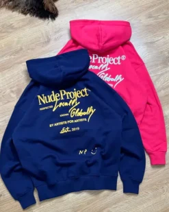 Sudadera Con Cremallera Global Soon Frambuesa