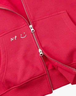 Sudadera Con Cremallera Global Soon Frambuesa