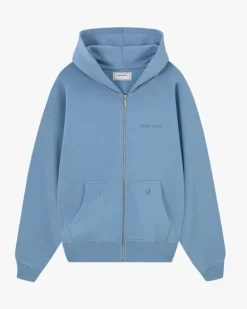 Sudadera Con Cremallera God is a DJ Azul