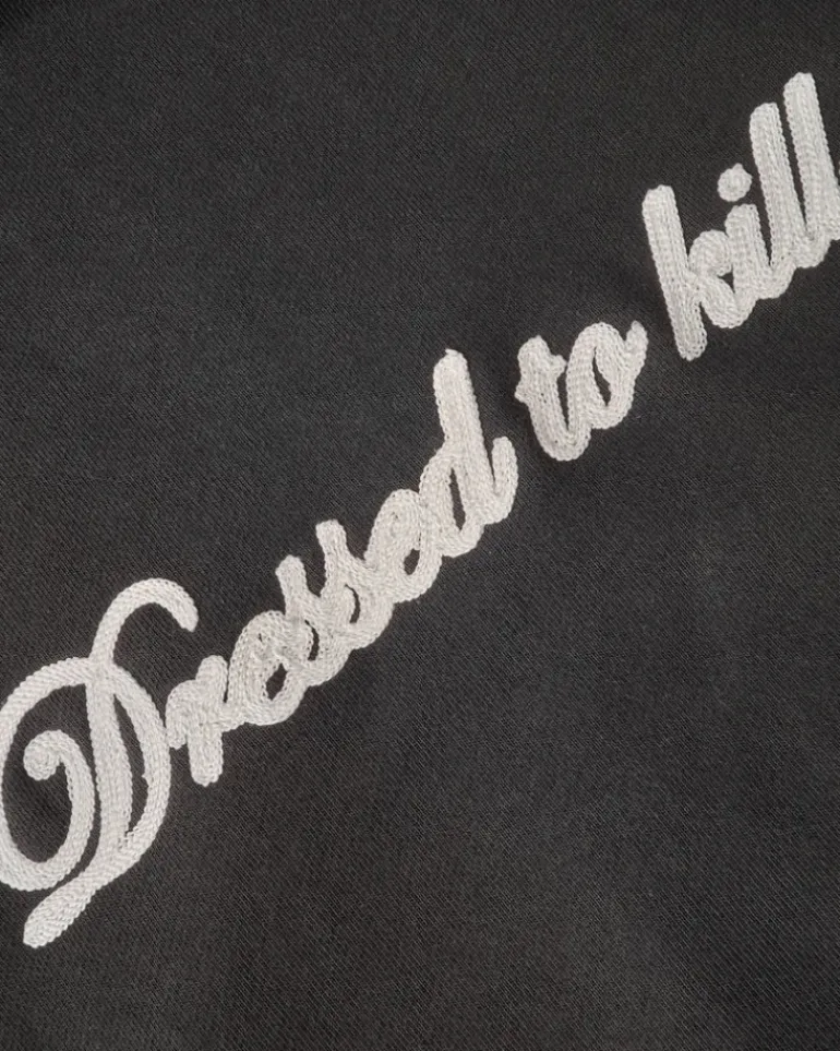 Sudadera Con Cremallera Kill Bill Negro Oscuro