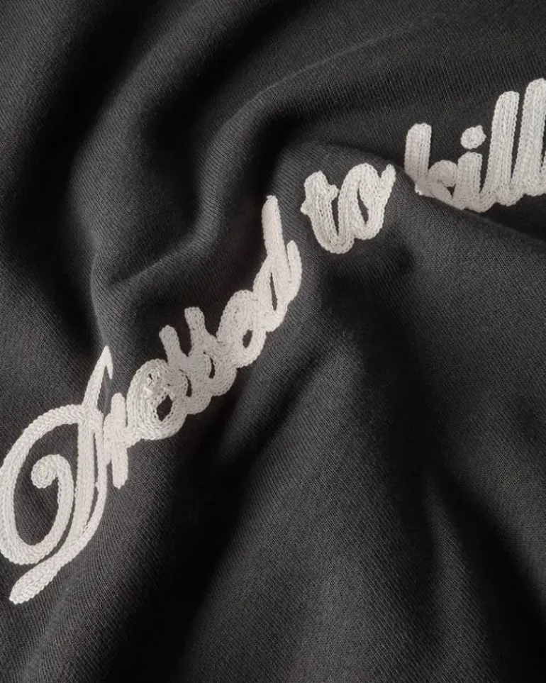 Sudadera Con Cremallera Kill Bill Negro Oscuro