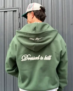 Sudadera Con Cremallera Kill Bill Verde