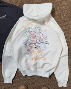 Sudadera Cups Blanco Crema