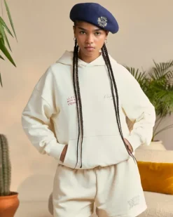 Sudadera Cups Blanco Crema