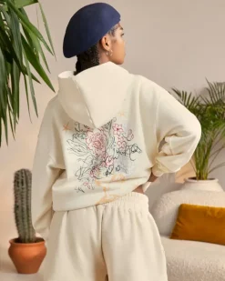 Sudadera Cups Blanco Crema