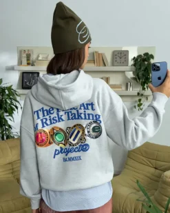 Sudadera Fine Art Gris