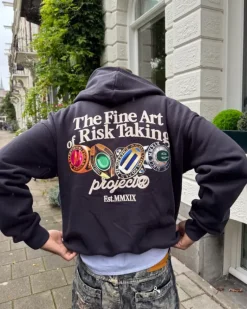 Sudadera Fine Art Gris Oscuro