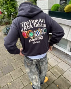Sudadera Fine Art Gris Oscuro
