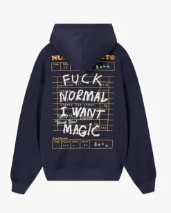 Sudadera Fuck Normal Azul Marino