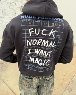 Sudadera Fuck Normal Negra