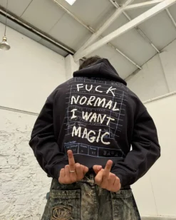Sudadera Fuck Normal Negra