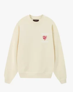 Sudadera Heartbroken Blanco Crema