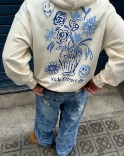 Sudadera Jarron Blanco Crema