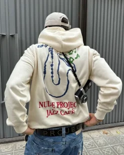 Sudadera Jazz Café Blanco Crema