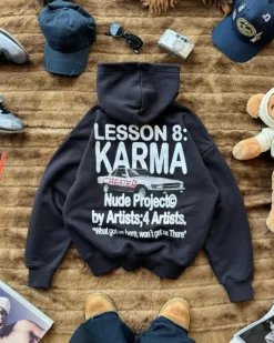 Sudadera Karma Gris Oscuro