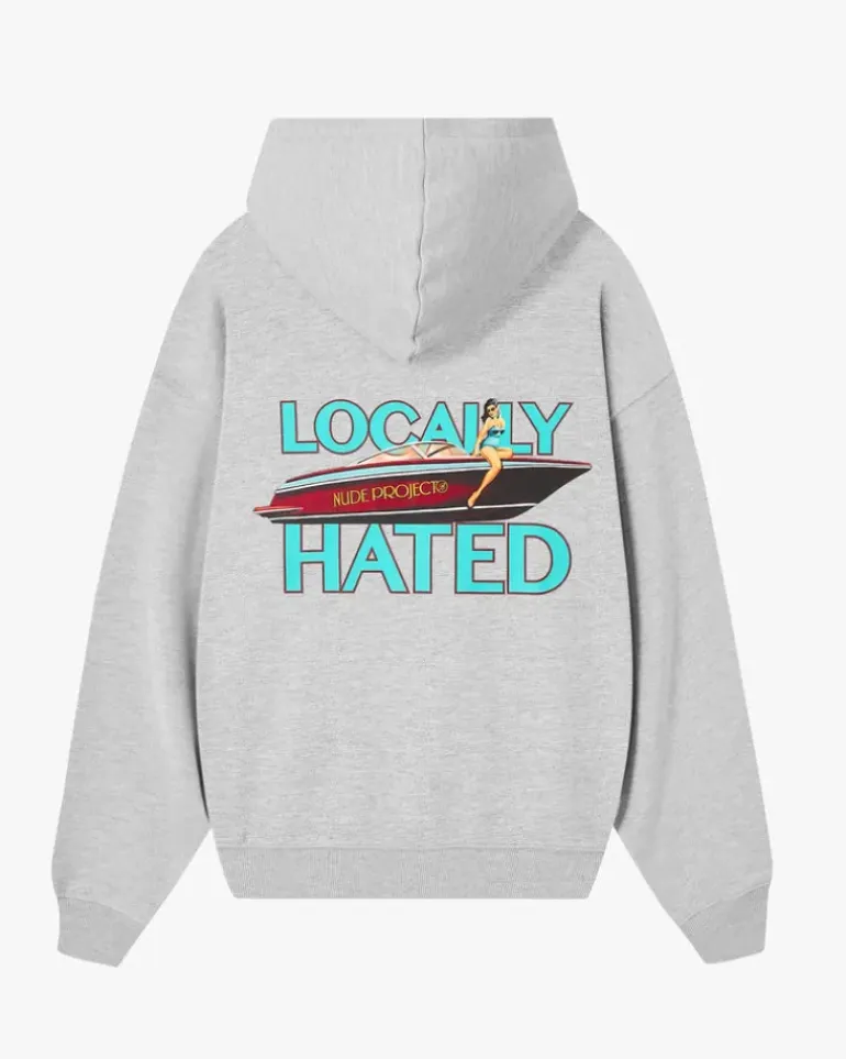 Sudadera Locally Hated Gris
