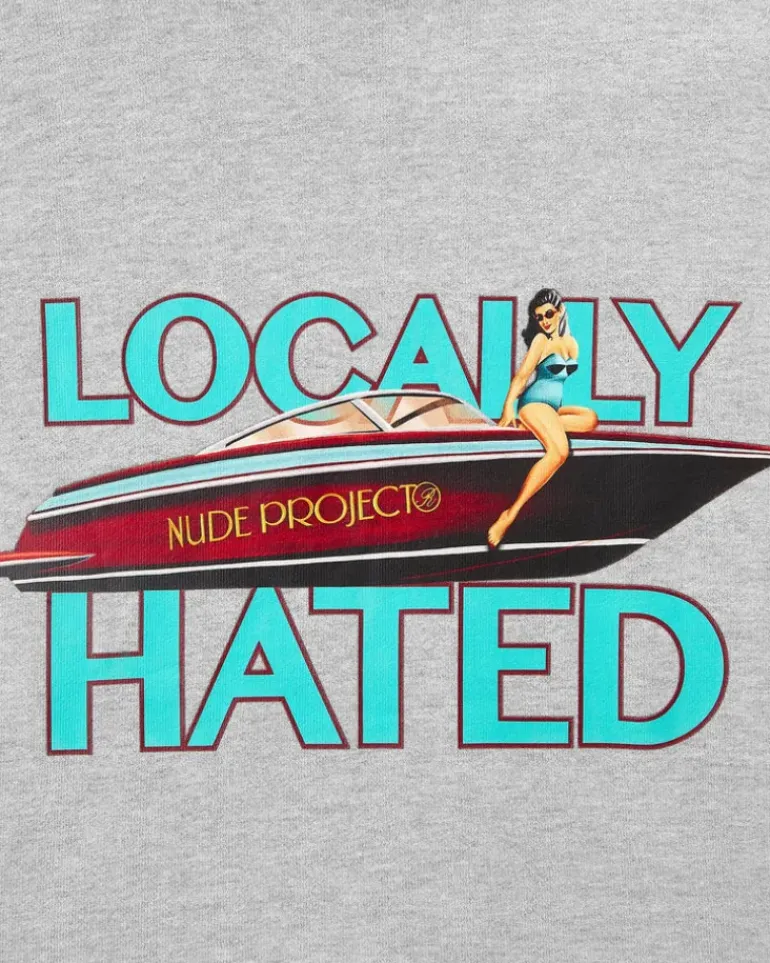 Sudadera Locally Hated Gris