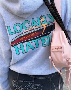 Sudadera Locally Hated Gris