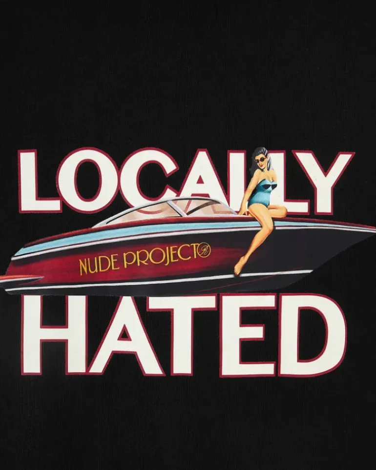 Sudadera Locally Hated Negra