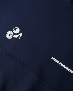 Sudadera Love SD Azul Marino Washed
