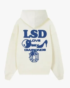 Sudadera Love SD Blanco Crema Washed