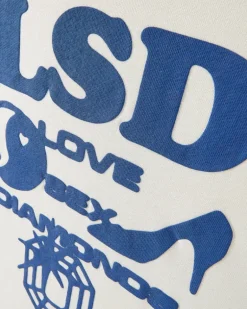 Sudadera Love SD Blanco Crema Washed