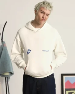 Sudadera Love SD Blanco Crema Washed